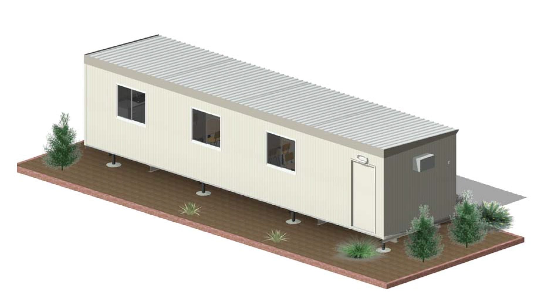 12 x 3 metre modular crib room