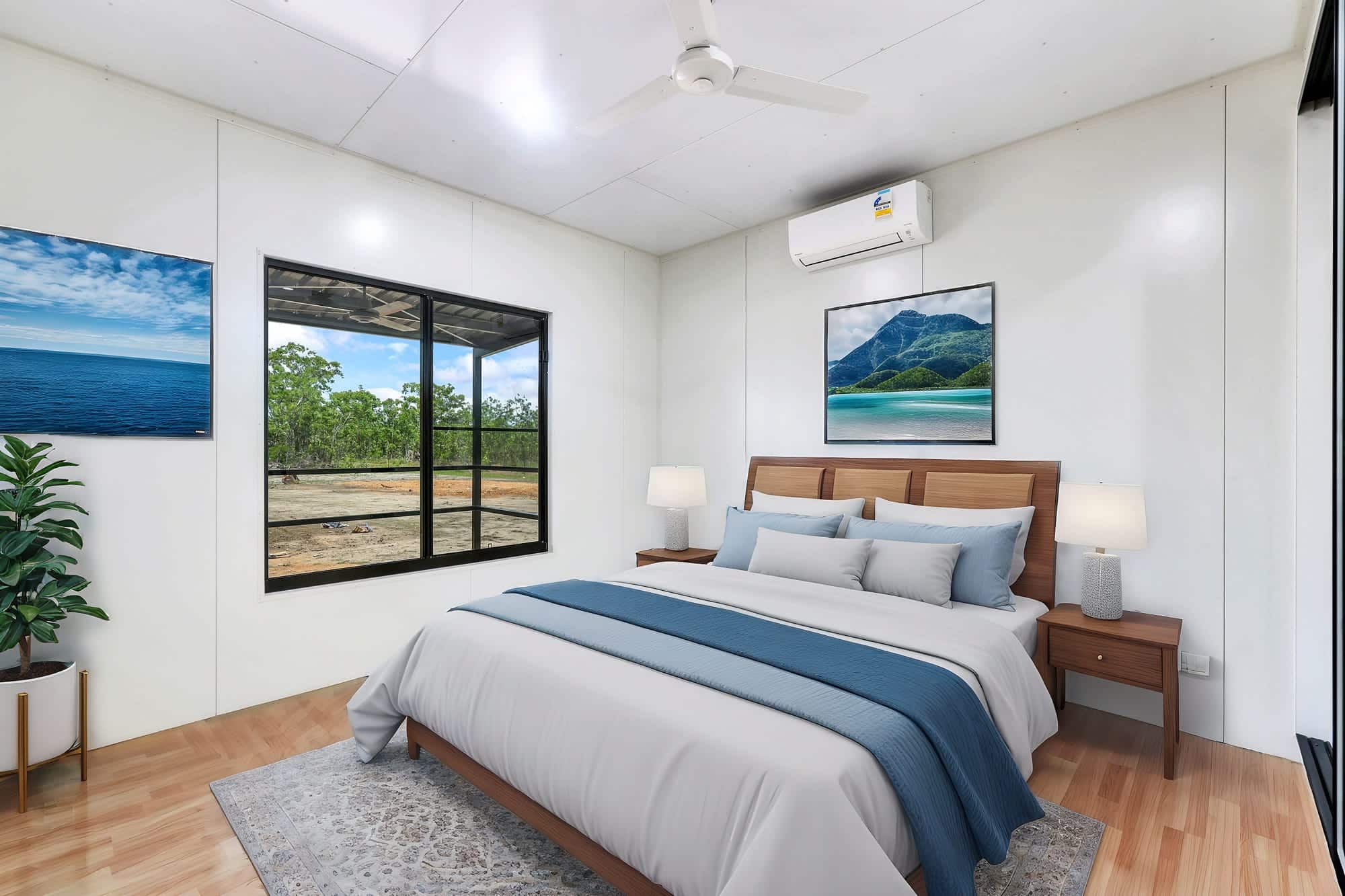 The Acacia modular home, master bedroom