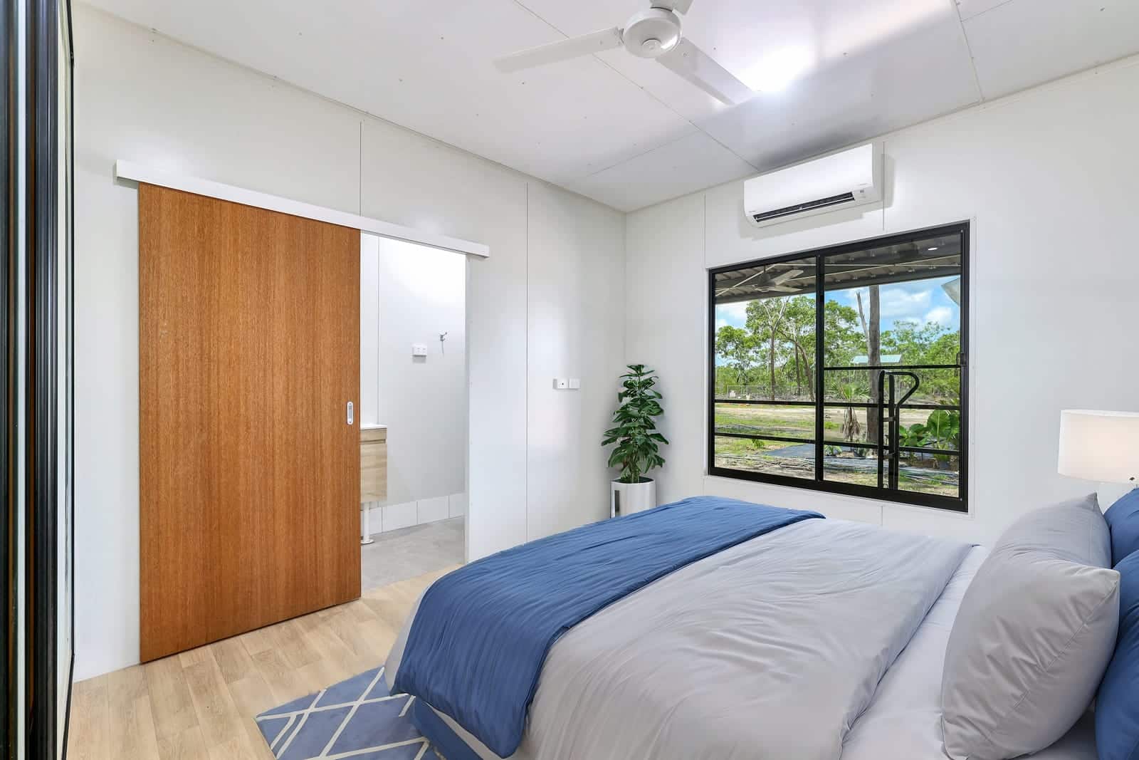 The Acacia modular home, master bedroom