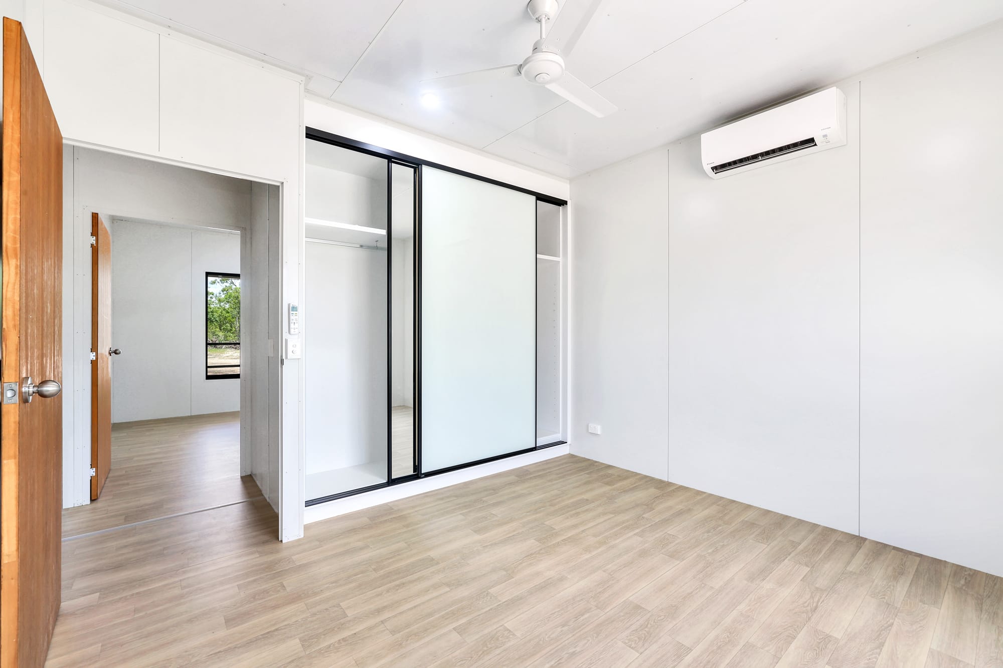 The Acacia modular home, bedroom