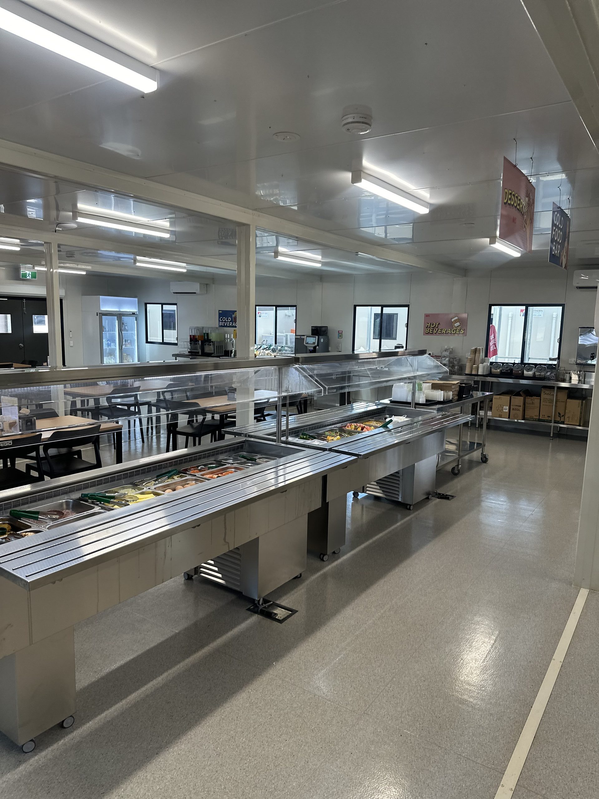 Modular central facilities building
