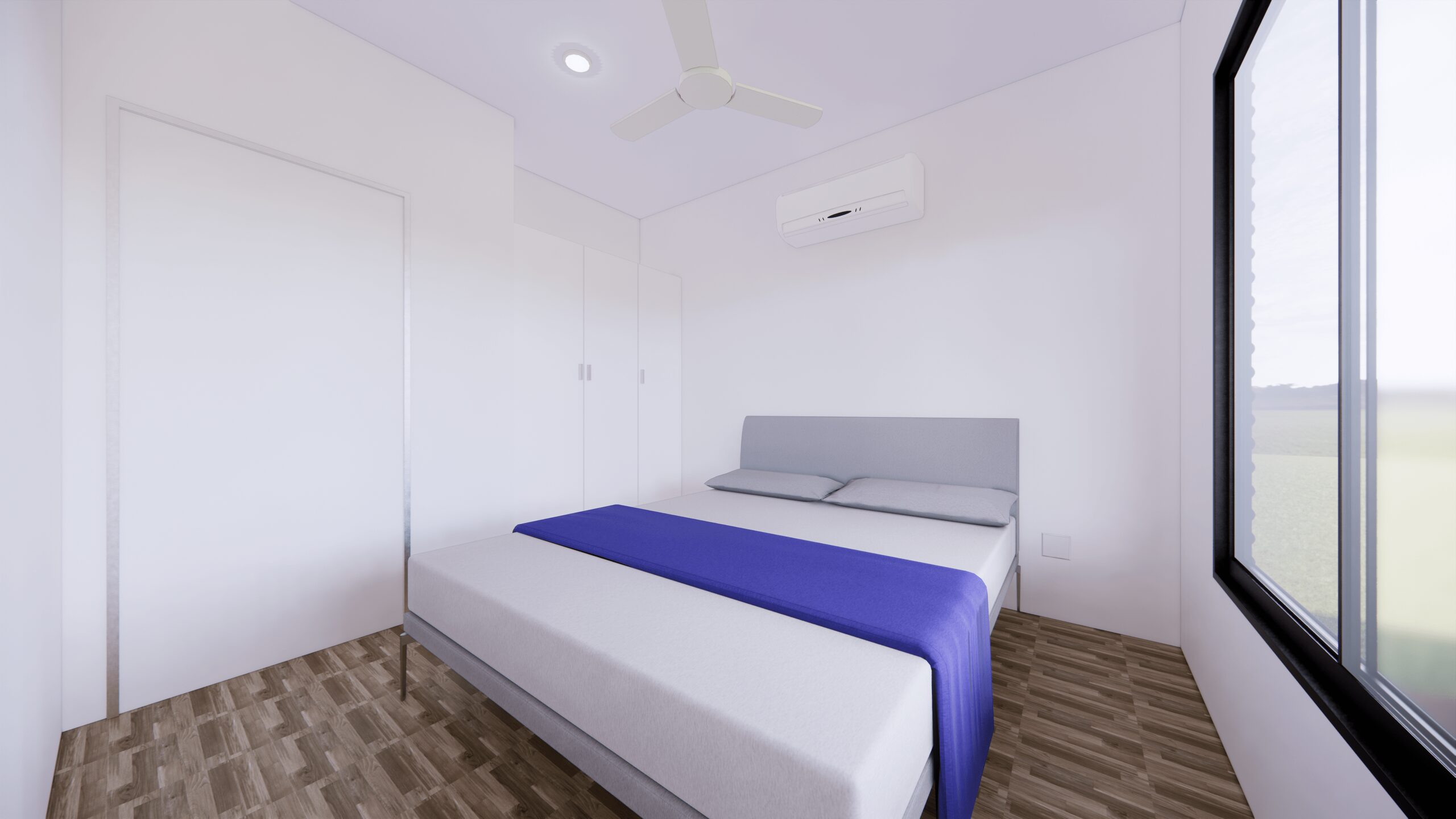 The Kakadu modular home, bedroom