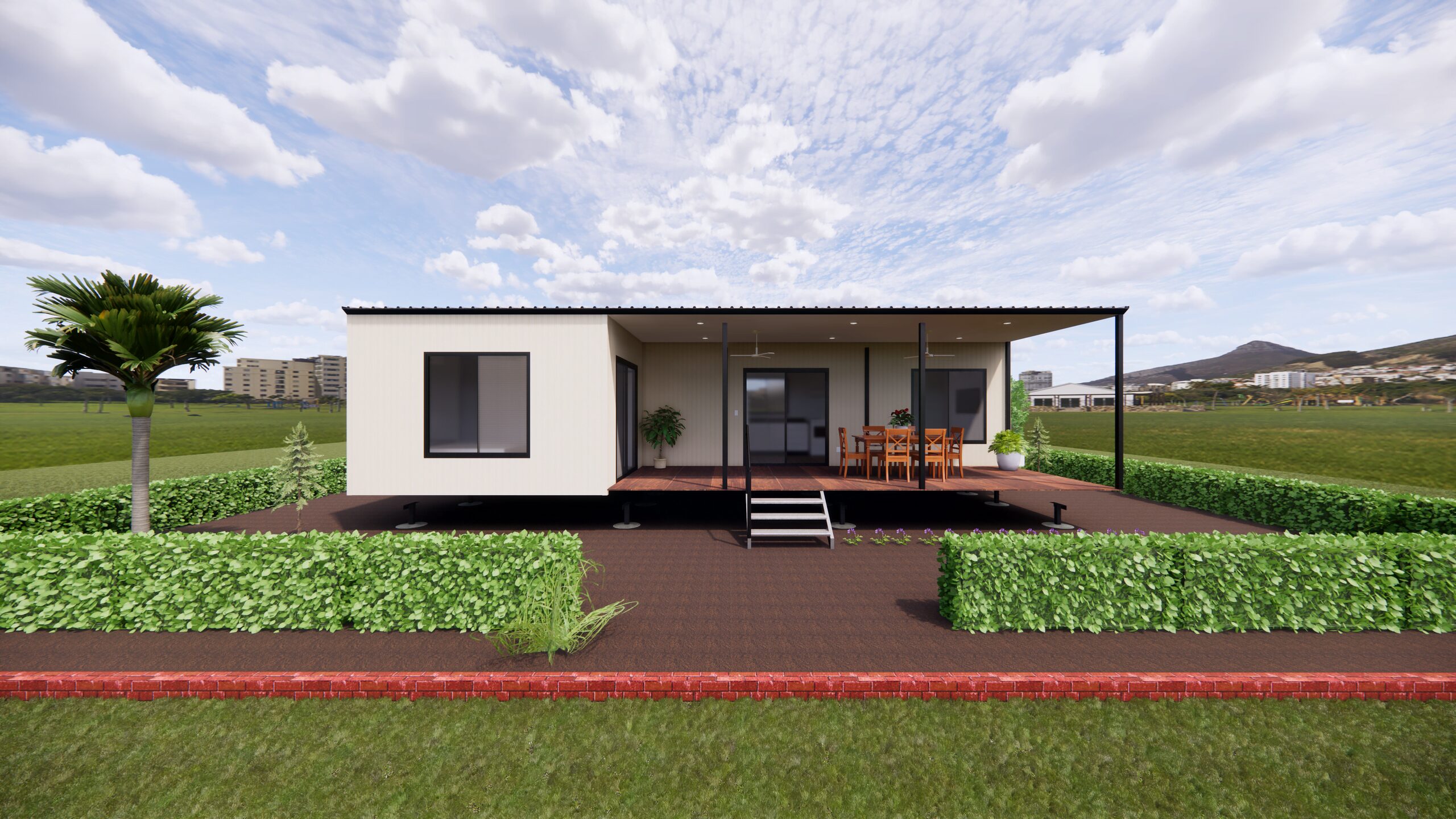 The Daly modular home, exterior view