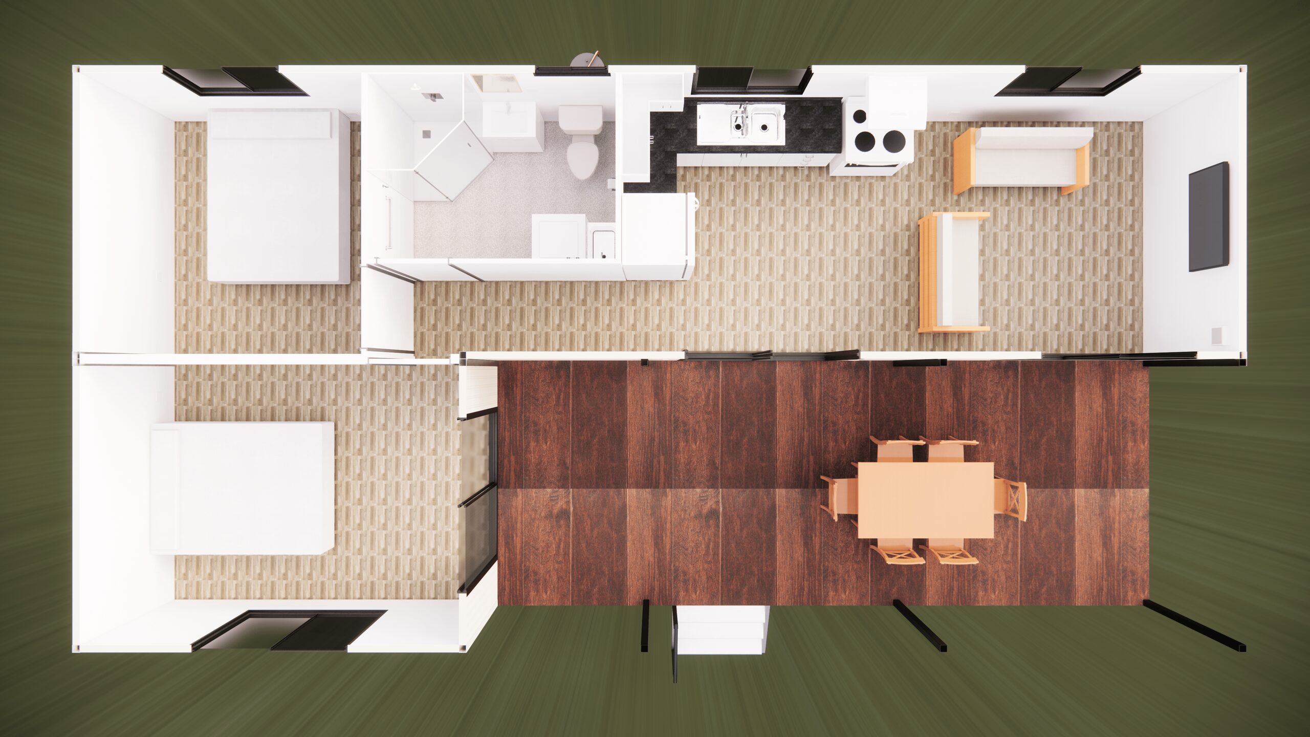 The Daly modular home, floor plan