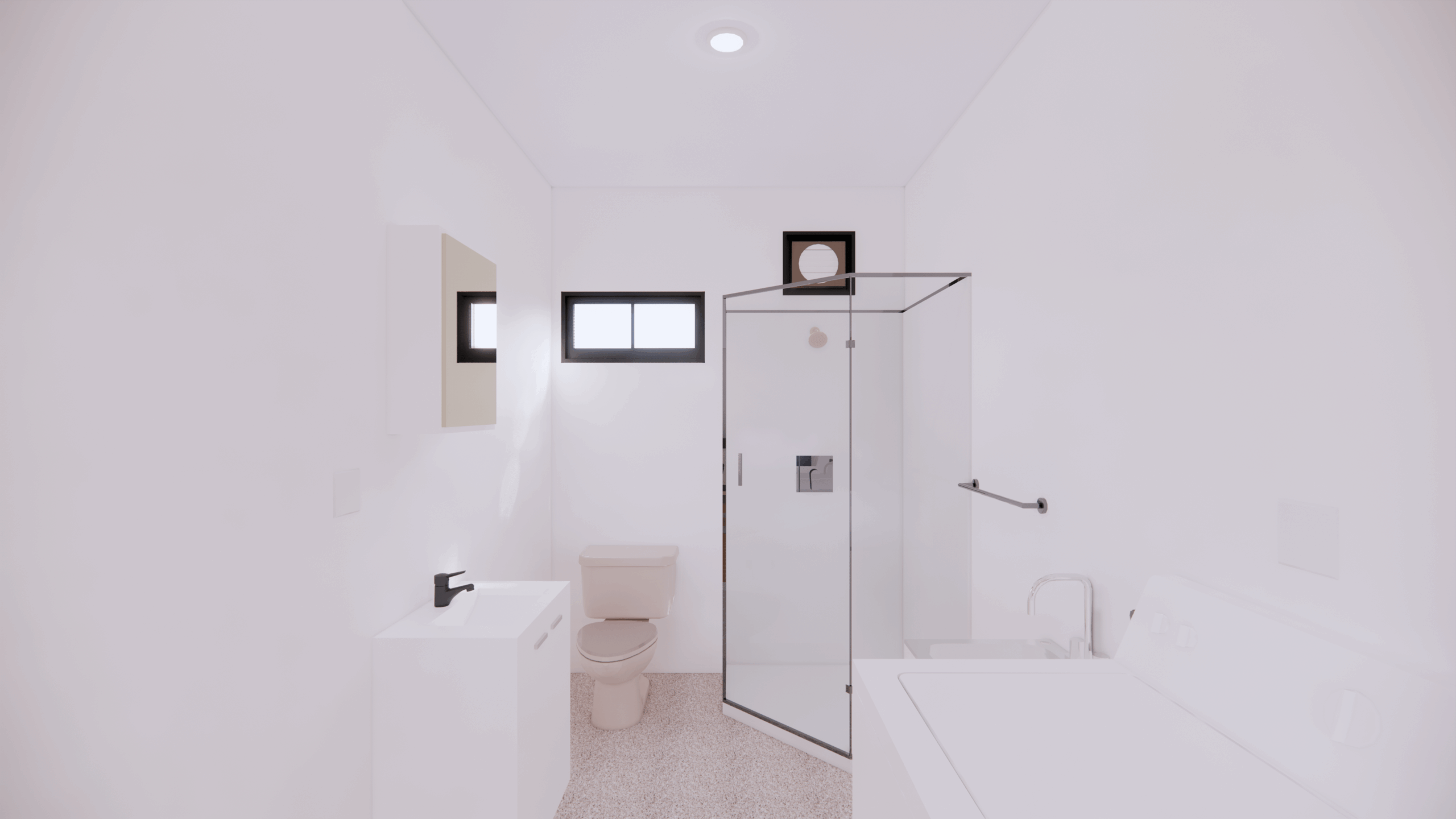 The Barkly modular home, bathroom