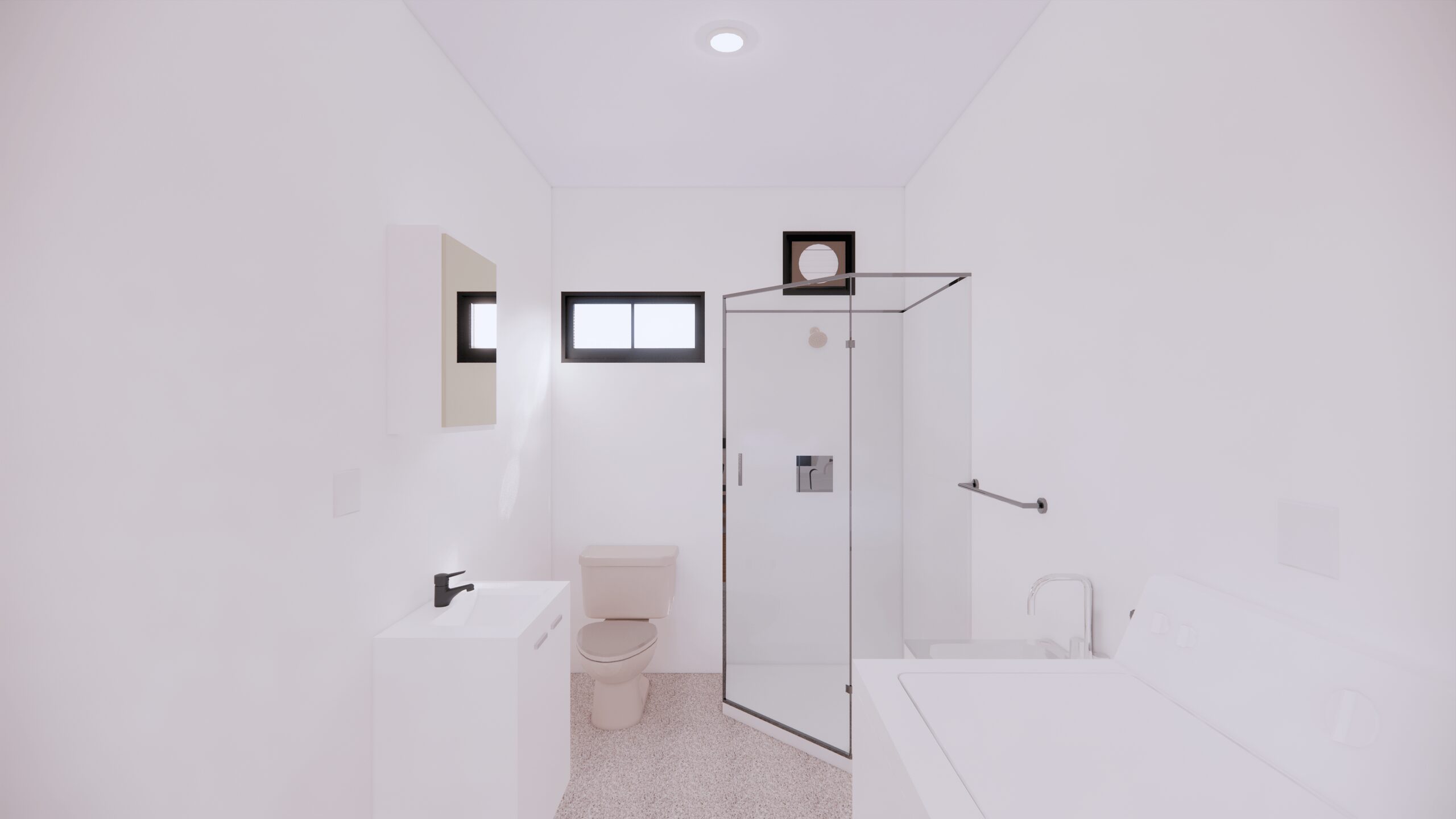The Waratah modular home, bathroom