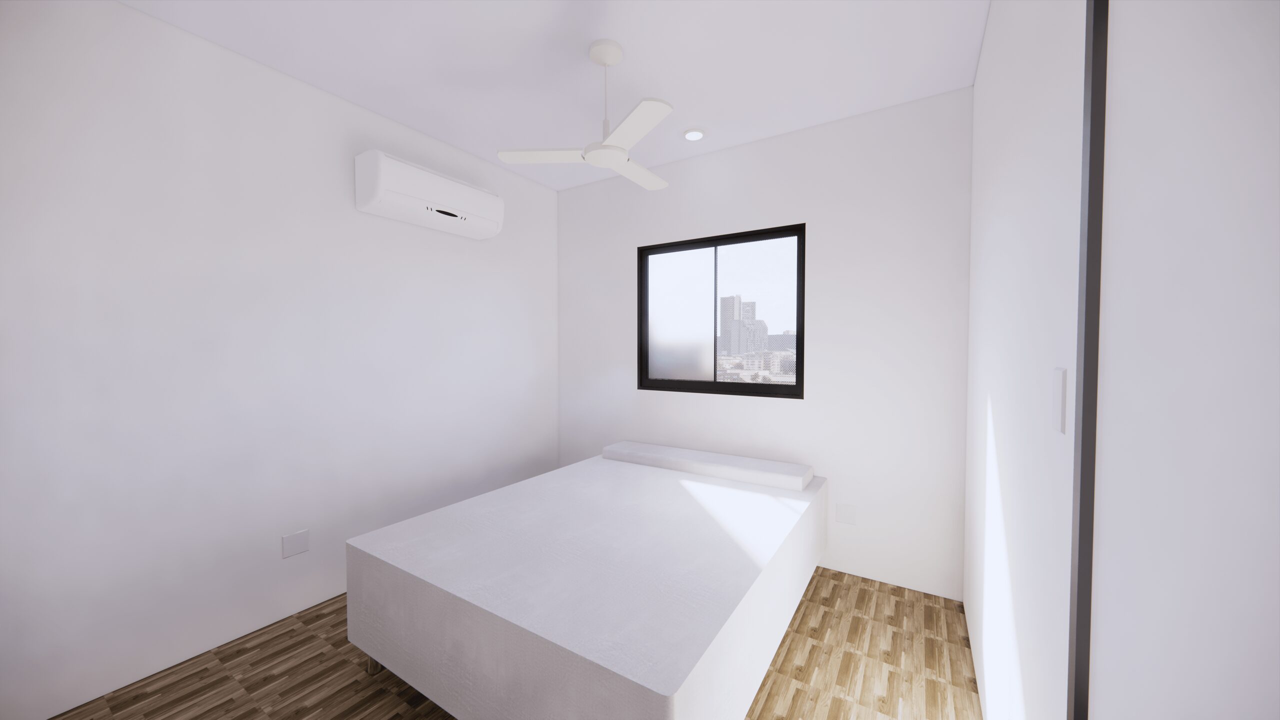 The Daly modular home, bedroom
