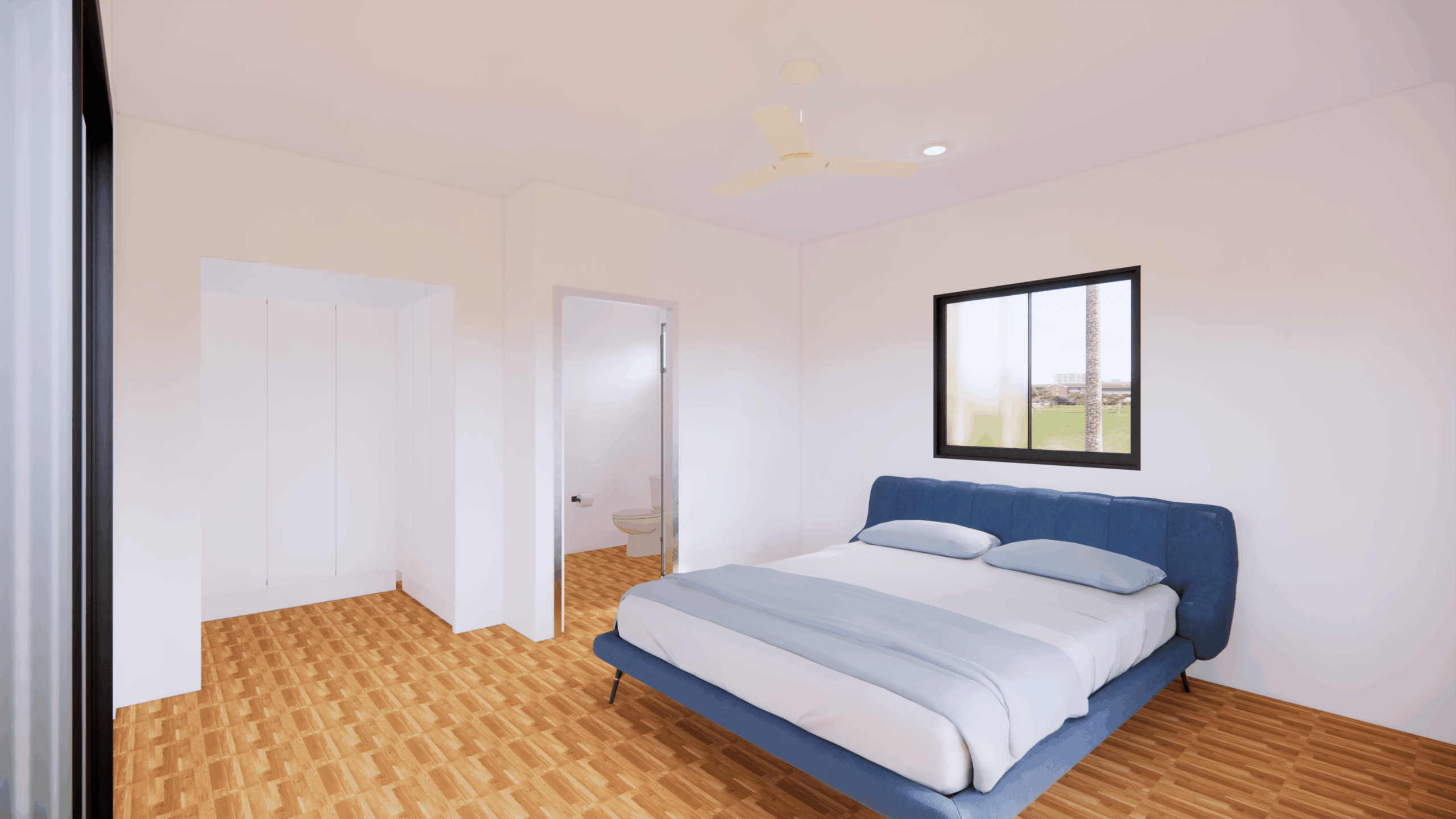 The Barkly modular home, bedroom
