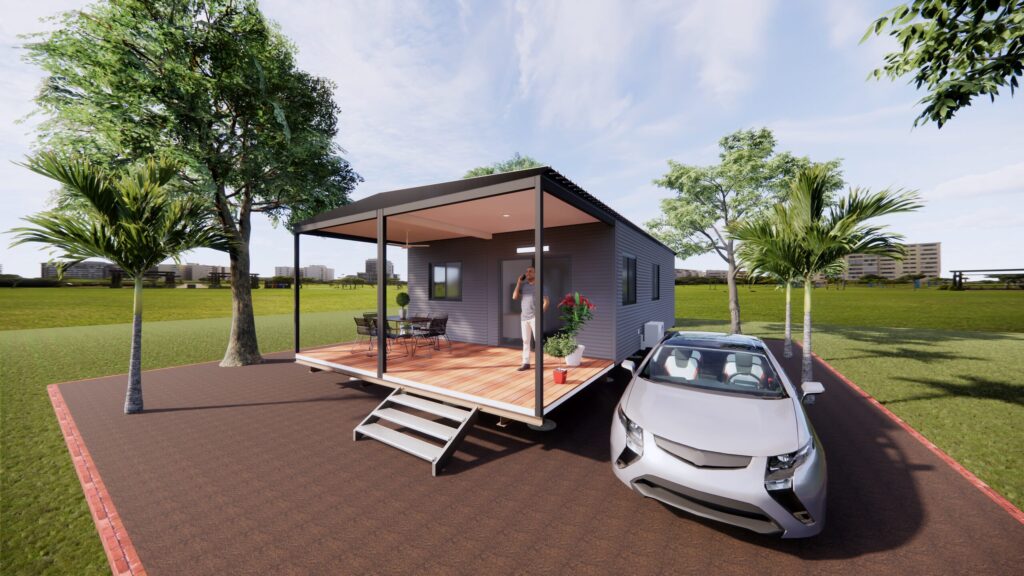 The Waratah modular home, exterior view