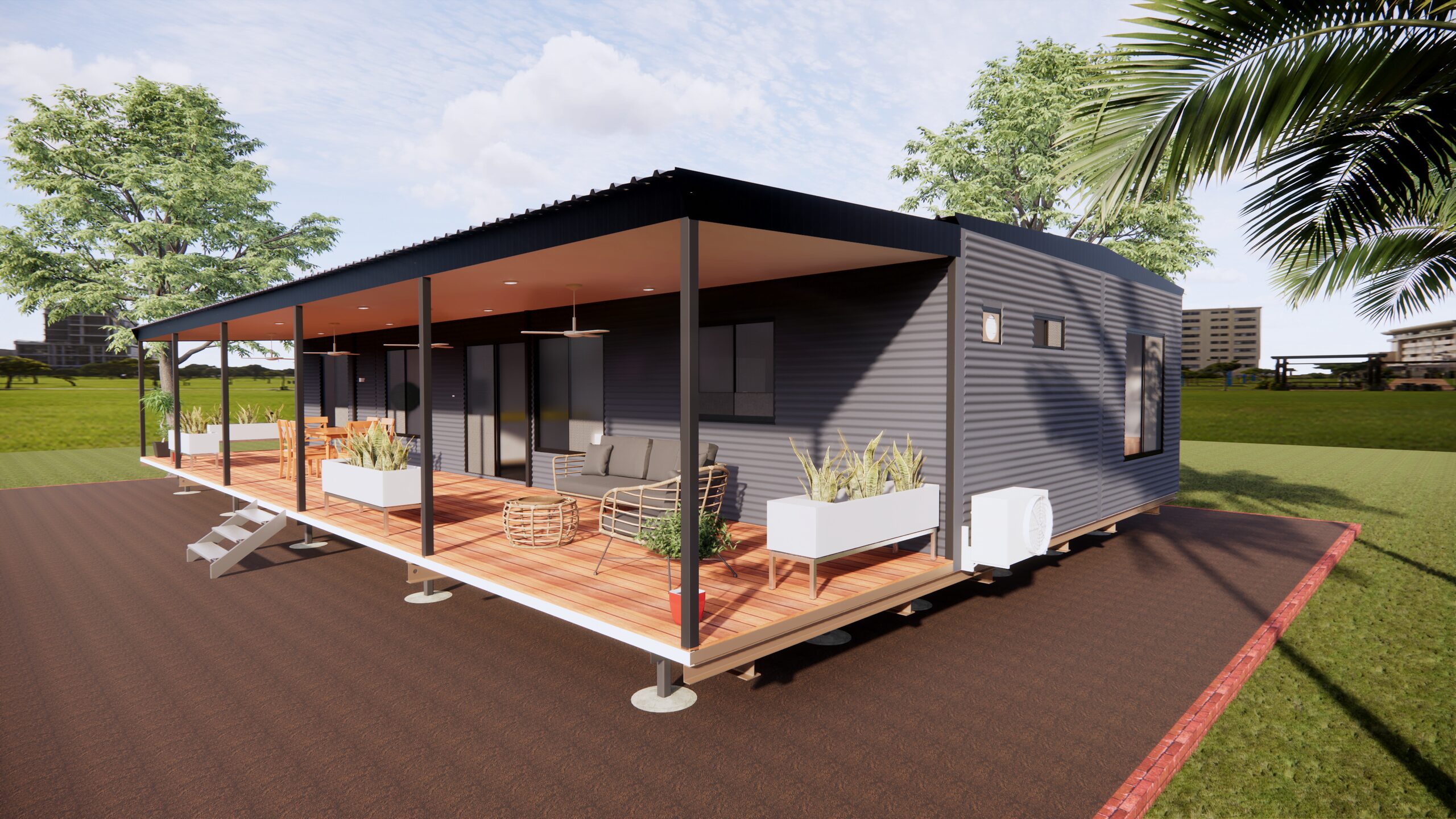 The Roper modular home, front