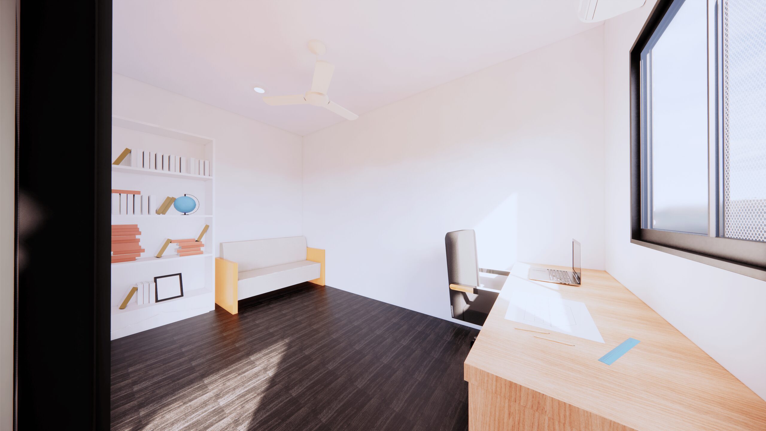 The Finnis modular home, office