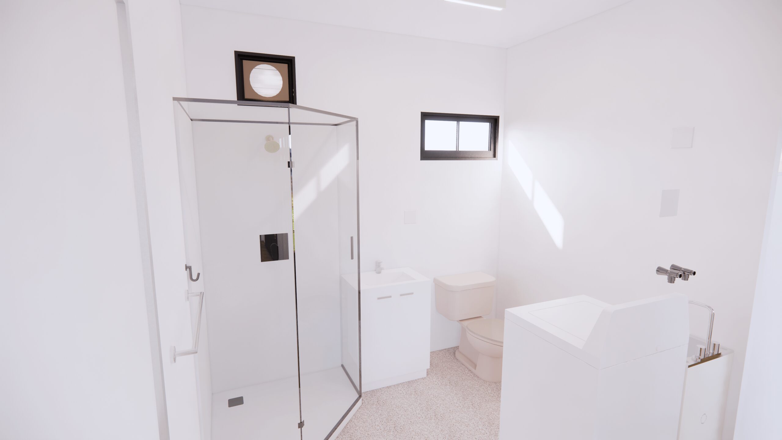 The Daly modular home, bathroom