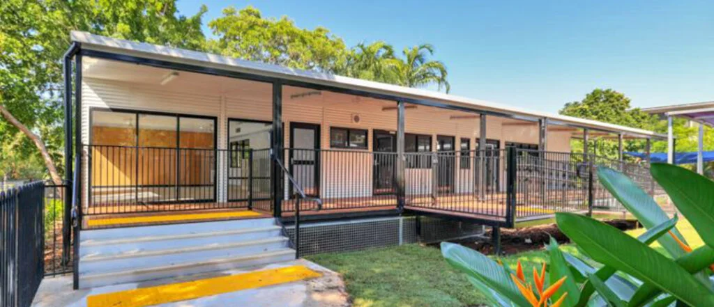 Modular building at the Dripstone Children's Centre