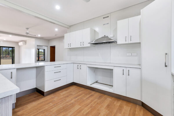 The Finnis modular home, interior