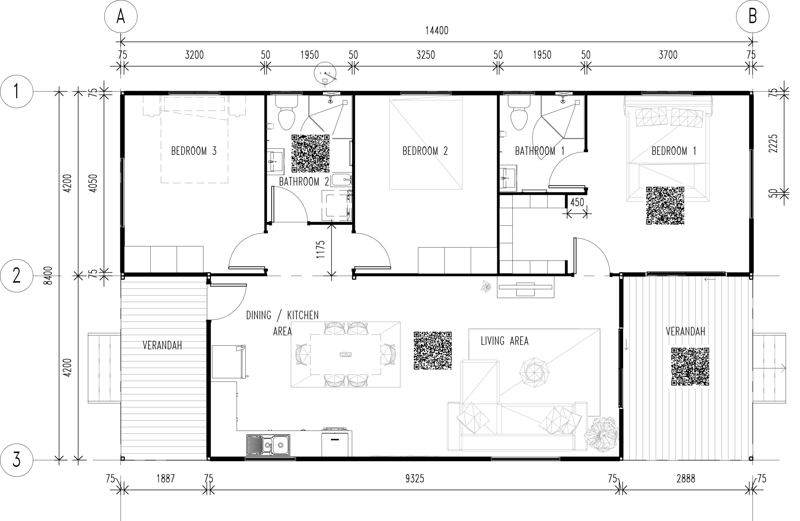 The Barkly modular home floor plan